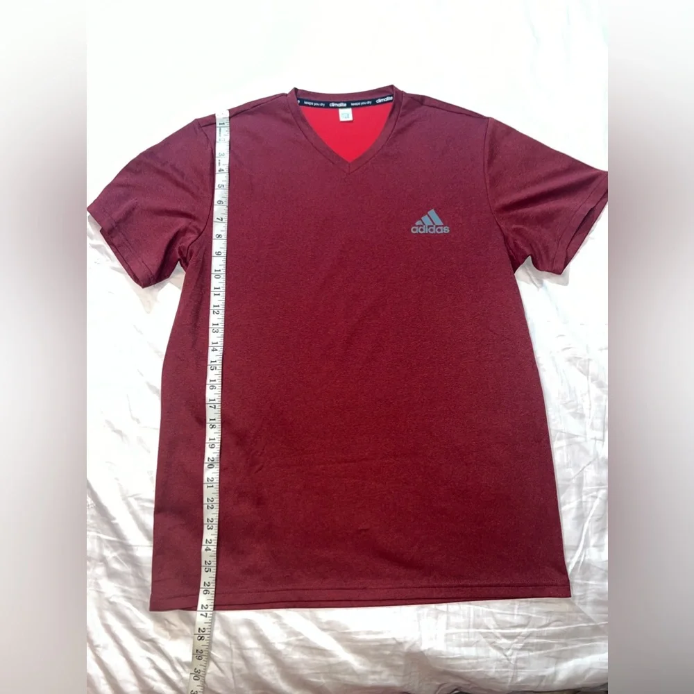 Adidas Red Workout Shirt Size L